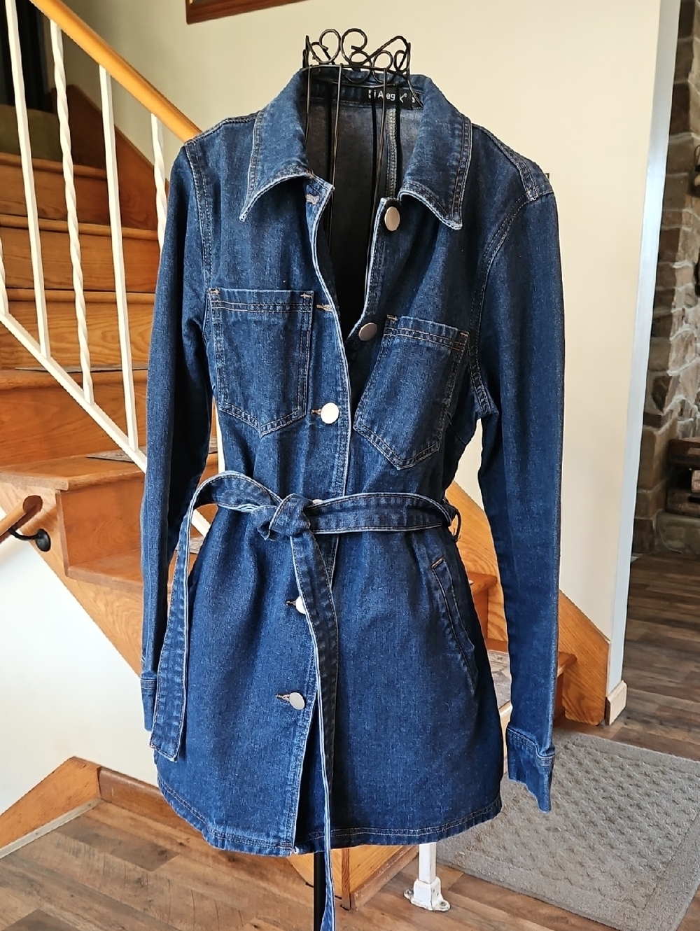 👚Allegra K Denim Jacket